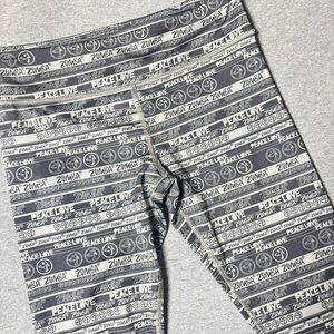 Zumba Fitness Kids Black and White Graphic Leggings